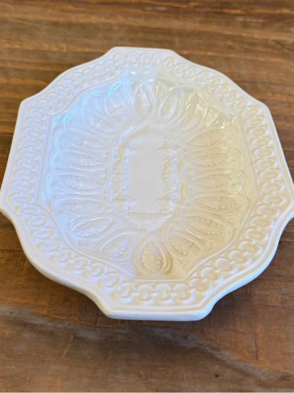 Labrazel White Porcelain Soap Dish Tray Italy
